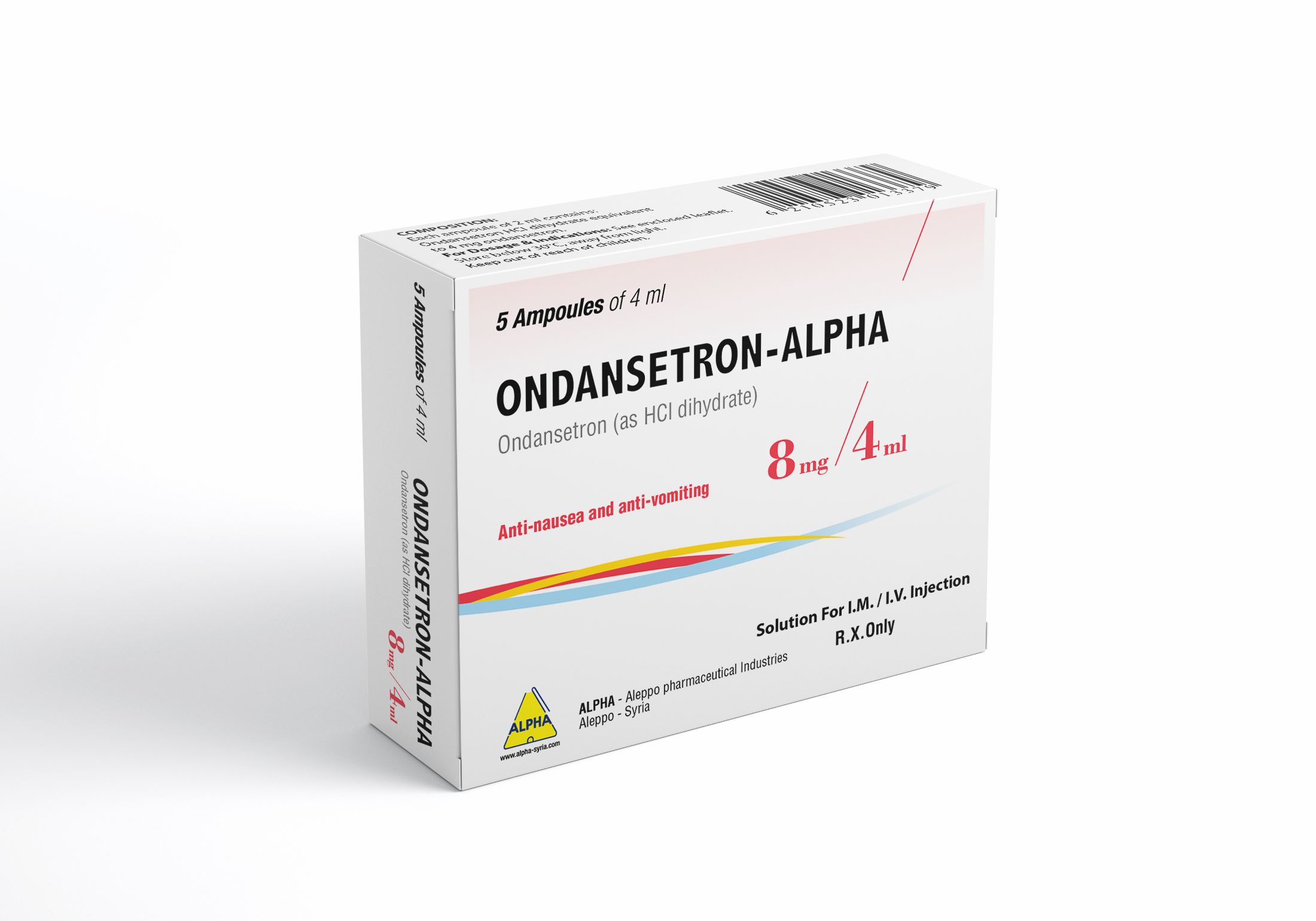 Ondansetron 8mg/4ml - 5amp